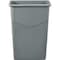 Global Industrial Slim Trash Container, 23 Gallon, Gray 261902GY - alternate 3